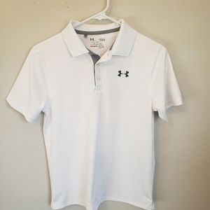 Boys Under Armour golf polo